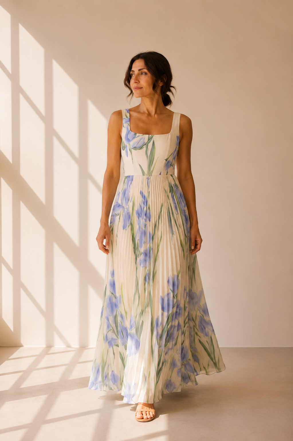 Oriah | Floral A-Line Maxi Dress