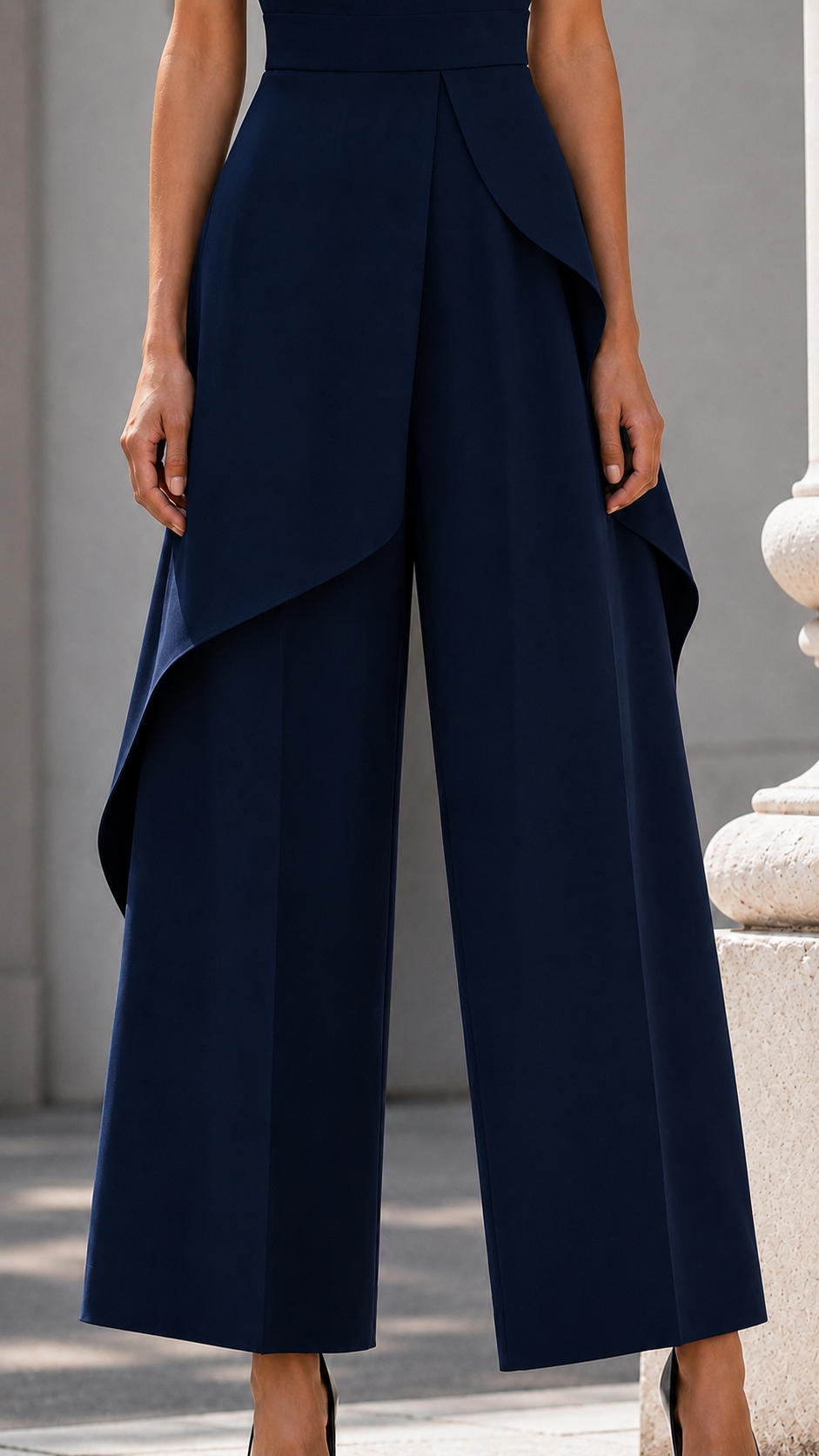 Martina | Elegant Drape Jumpsuit