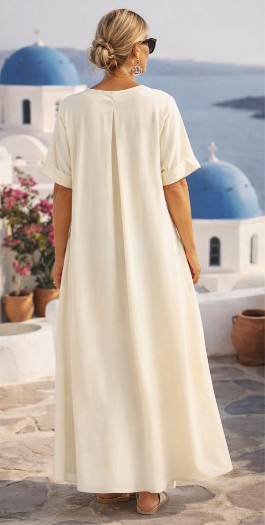 Fleur™ | Luxury Mediterranean Maxi Dress