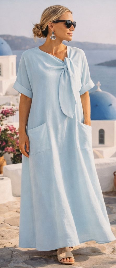 Fleur™ | Luxury Mediterranean Maxi Dress