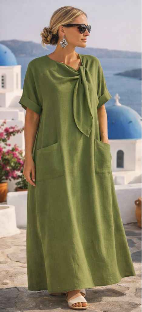 Fleur™ | Luxury Mediterranean Maxi Dress