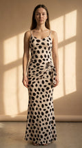 Stefania | Polka Dot Dress with Bow