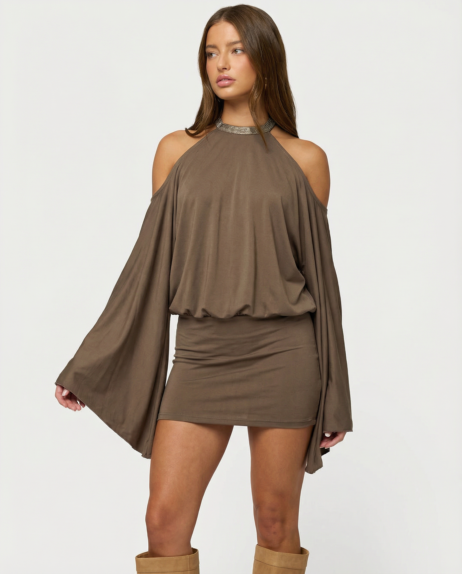 AMARA | Golden Mirage Dress