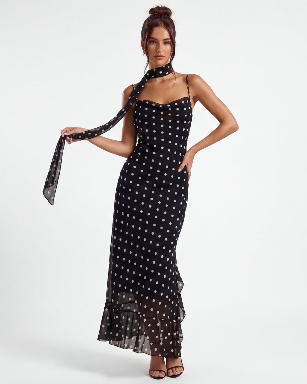 AMARA | Maxi Polka Dots Noir