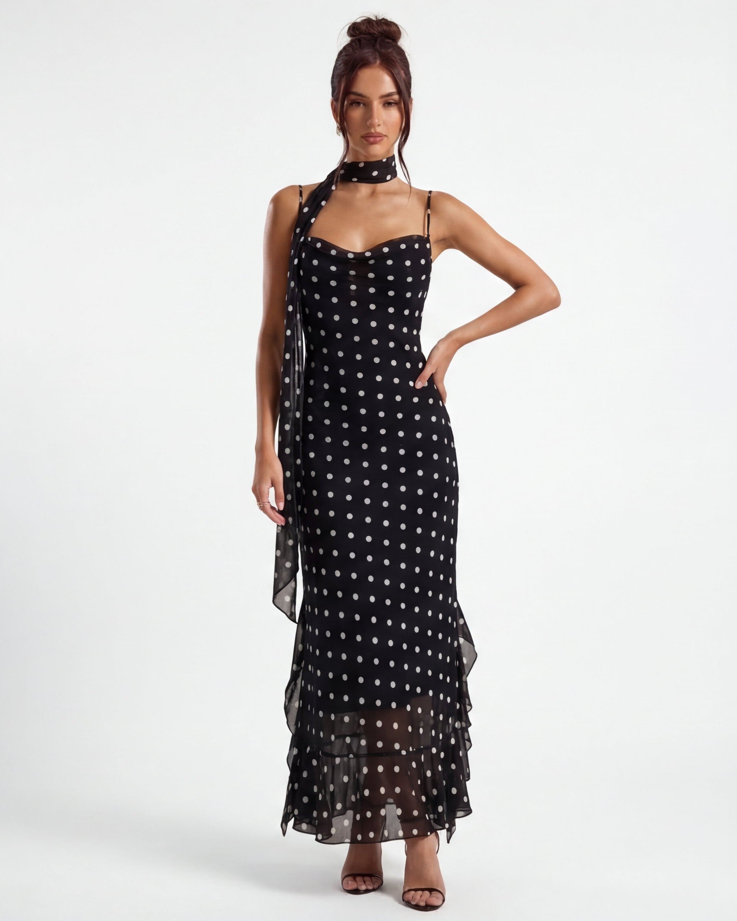 AMARA | Maxi Polka Dots Noir