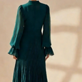 Helena - Pleated midi dress